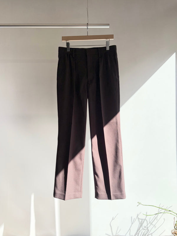 【 UNUSED 】TWILL STRETCH SLACKS / Brown