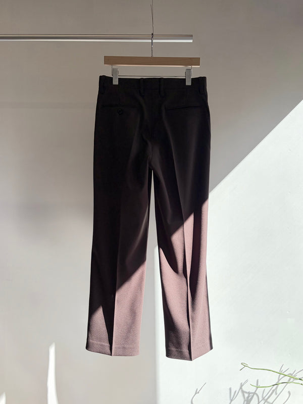 【 UNUSED 】TWILL STRETCH SLACKS / Brown