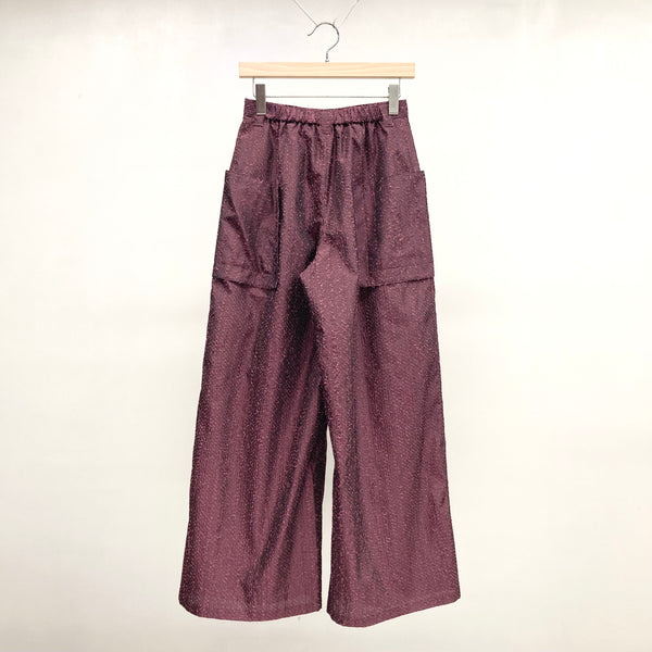 【RURI W. / ルリ】NEEDLE PUNCH TROUSERS / Pink