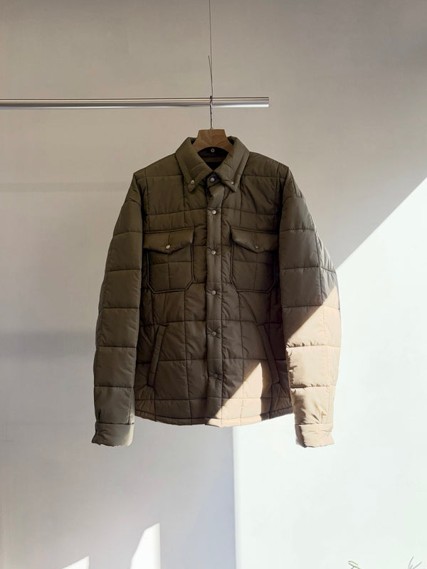 【 UNUSED 】PADDING QUILTED SHIRT / Taupe