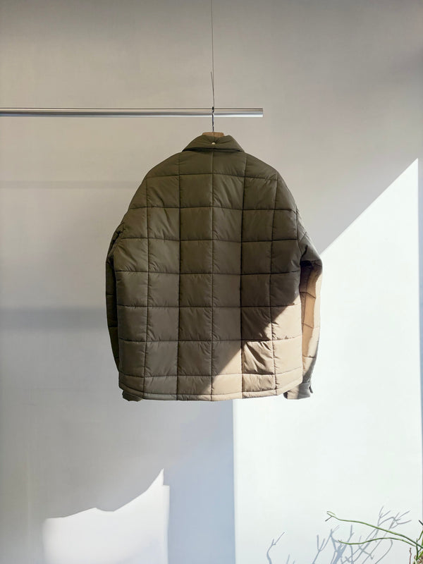 【 UNUSED 】PADDING QUILTED SHIRT / Taupe
