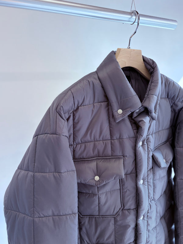 【 UNUSED 】PADDING QUILTED SHIRT / Gray