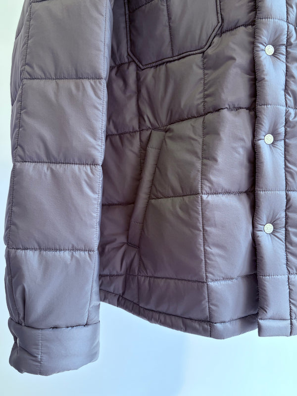 【 UNUSED 】PADDING QUILTED SHIRT / Gray