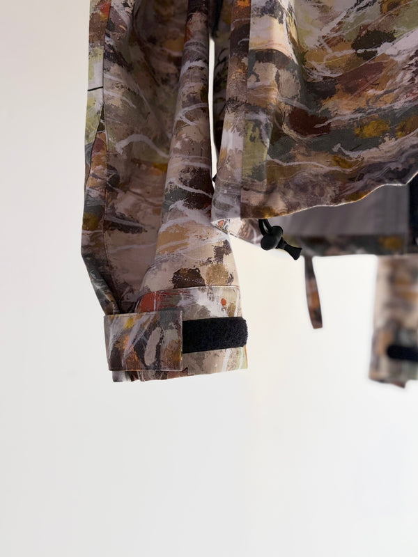 【 South2 West8 】× BEN MILLER　RIVER TREK JACKET - PRINTED COTTON RIPSTOP - / Beige