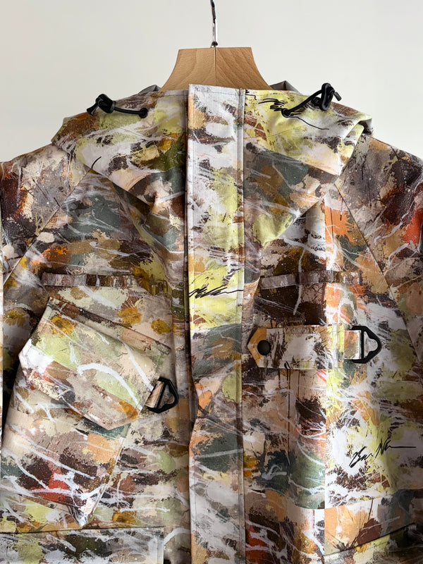 【 South2 West8 】× BEN MILLER　RIVER TREK JACKET - PRINTED COTTON RIPSTOP - / Beige