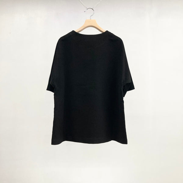 【RURI W. / ルリ】SUEDE BLOUSE / Black