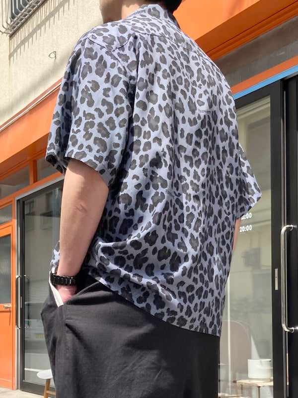 【Liberaiders】LEOPARD RAYON SHIRT / Grey