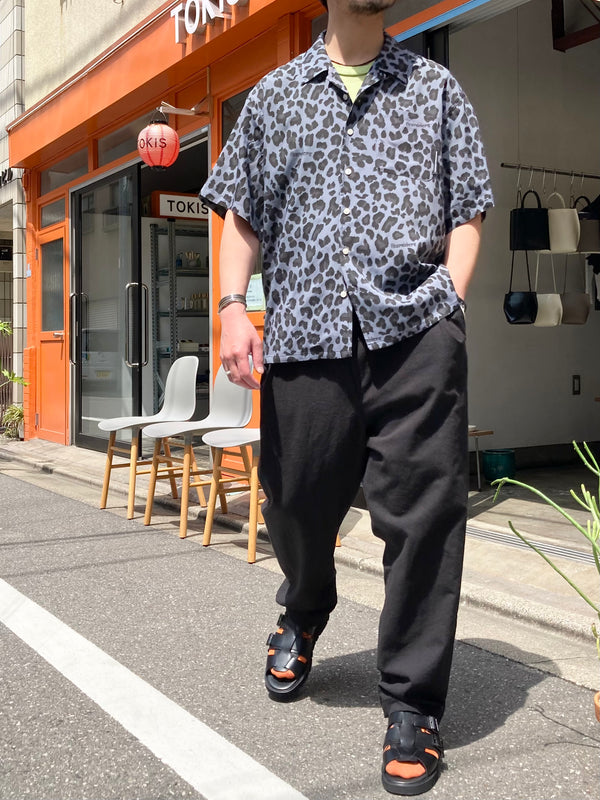 【Liberaiders】LEOPARD RAYON SHIRT / Grey