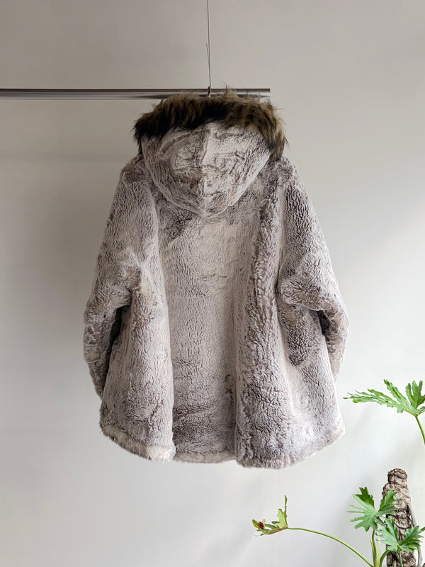 【 RhodolirioN 】M-43 TYPE PILE LINER COAT - ECO FUR - / Beige