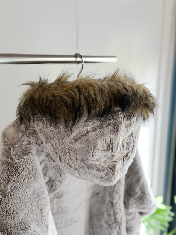 【 RhodolirioN 】M-43 TYPE PILE LINER COAT - ECO FUR - / Beige