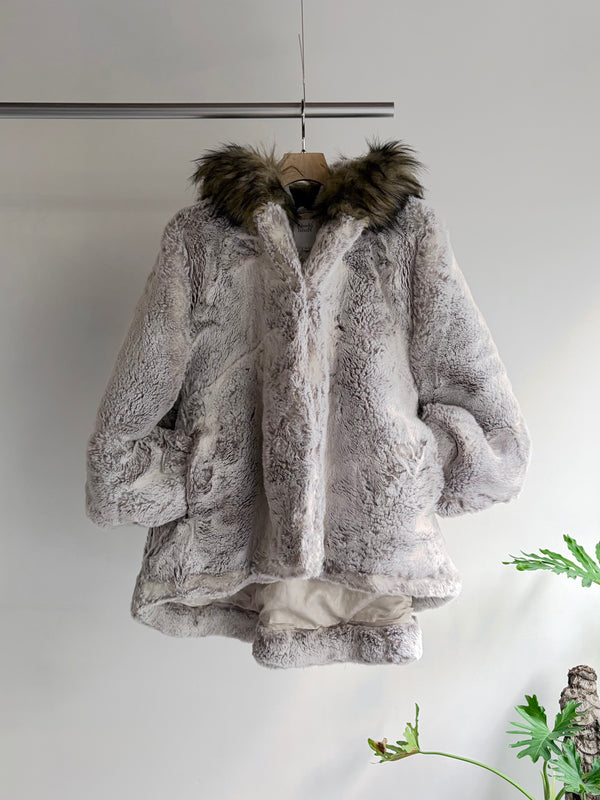 【 RhodolirioN 】M-43 TYPE PILE LINER COAT - ECO FUR - / Beige