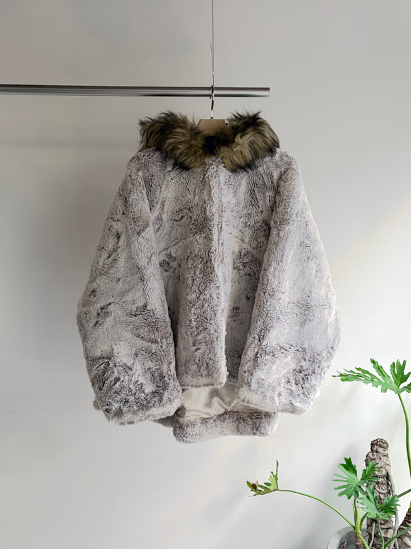 【 RhodolirioN 】M-43 TYPE PILE LINER COAT - ECO FUR - / Beige