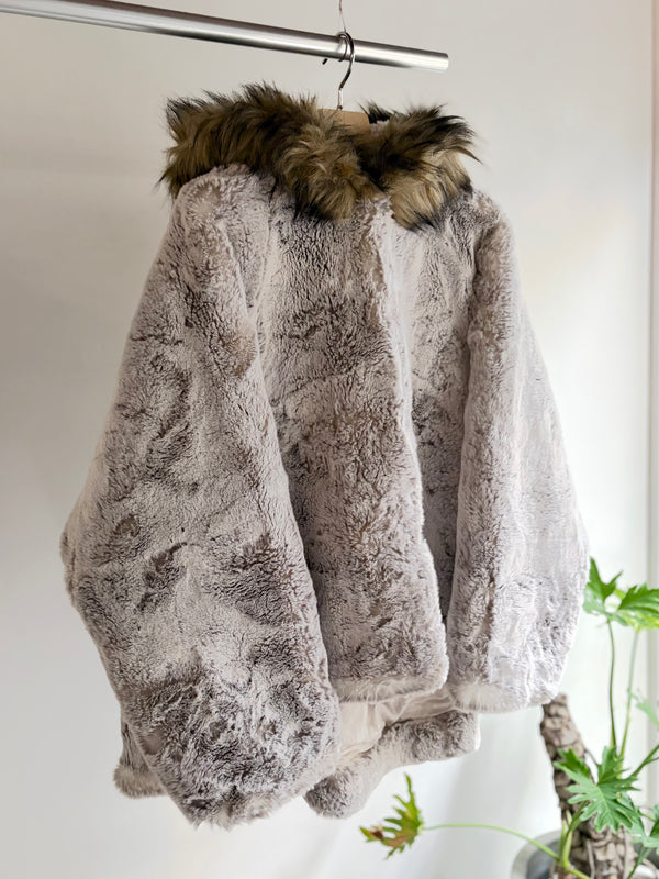 【 RhodolirioN 】M-43 TYPE PILE LINER COAT - ECO FUR - / Beige