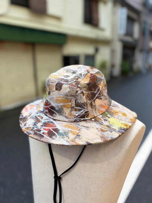 【 South2 West8 】× BEN MILLER LONG BRIM HAT - PRINT COTTON RIPSTOP ( 3LAYER ) - / Beige