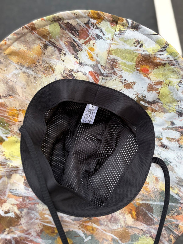 【 South2 West8 】× BEN MILLER LONG BRIM HAT - PRINT COTTON RIPSTOP ( 3LAYER ) - / Beige
