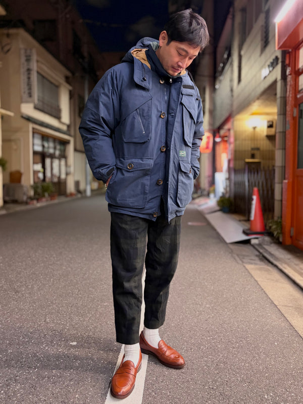 【Liberaiders】UTILITY DOWN JACKET / Navy
