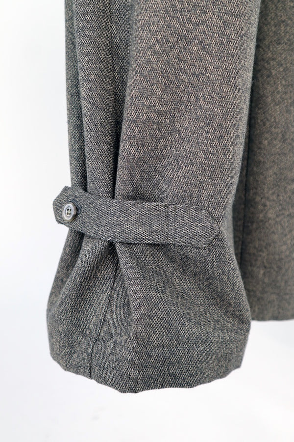 【RURI W. / ルリ】MELANGE TROUSERS / Charcoal Brown