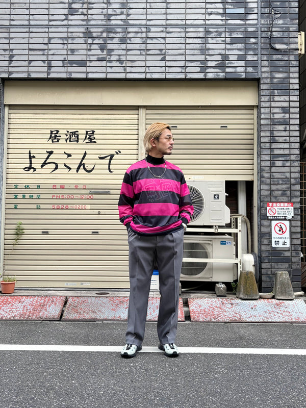 【 UNUSED 】TWILL STRETCH SLACKS / Gray