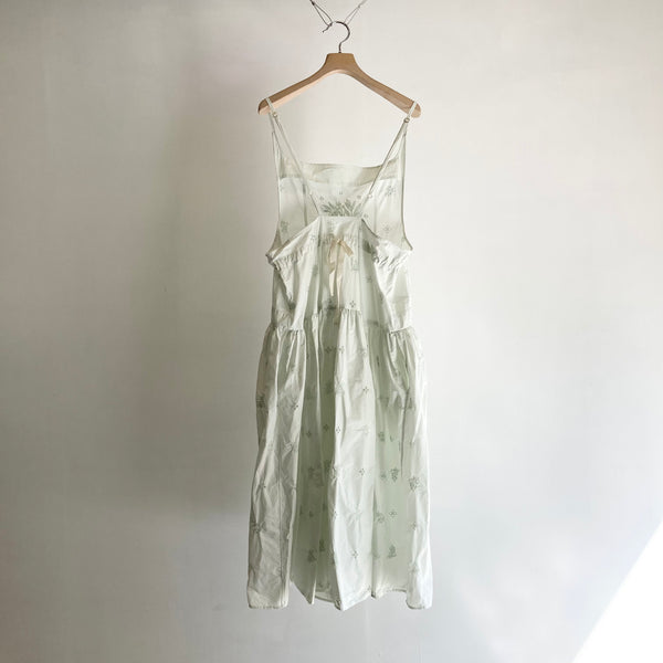 【 RIVER 】EMBROIDERED DRESS / Mint