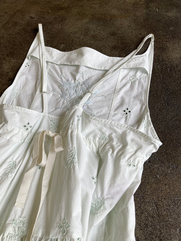 【 RIVER 】EMBROIDERED DRESS / Mint
