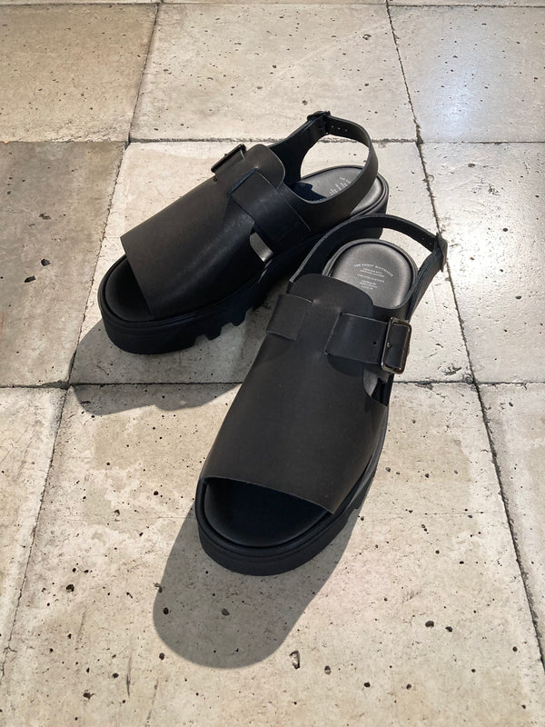 【BEAUTIFUL SHOES / ビューティフルシューズ】OPEN TOE SANDALS - TWEETY SOLE - / Black