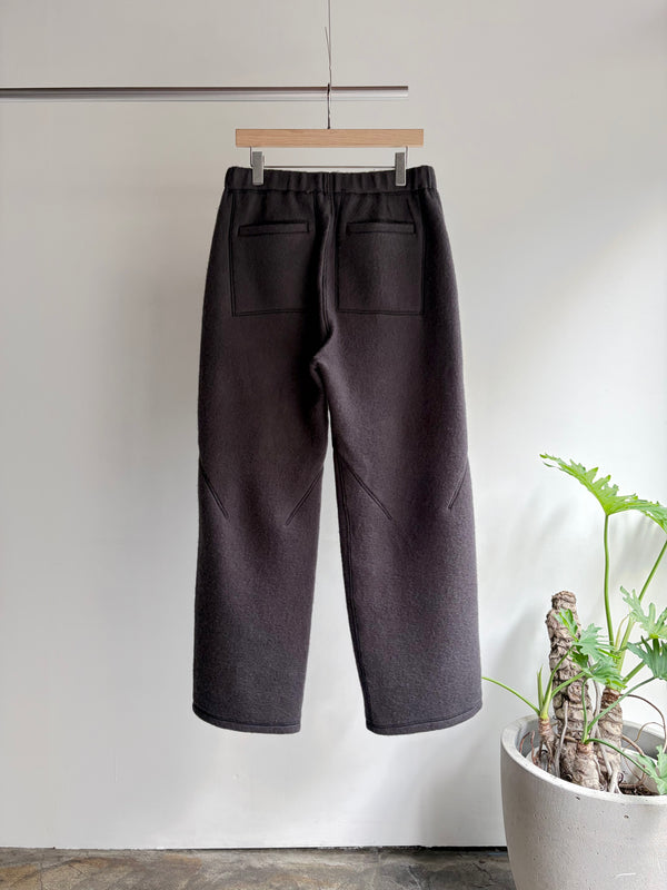 【 HORTENSE 】WOOL FLEECE PANTS / Gray