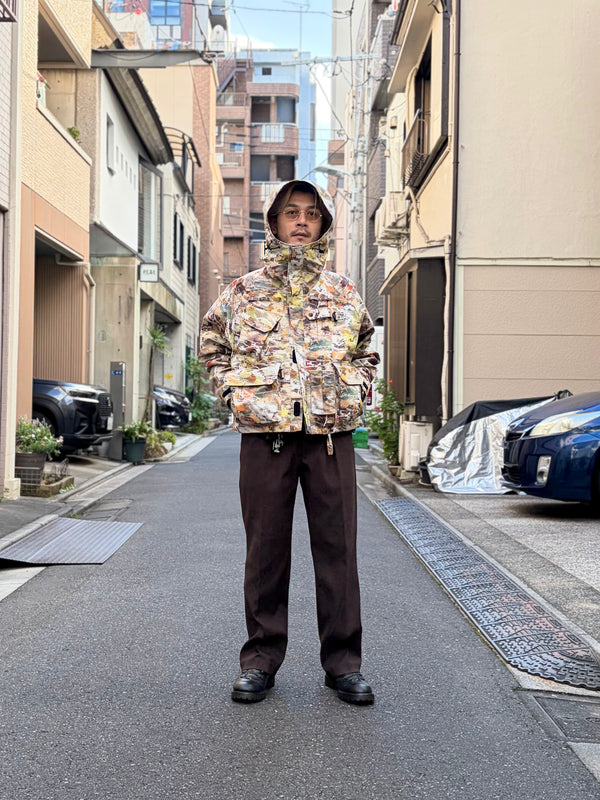 【 South2 West8 】× BEN MILLER　RIVER TREK JACKET - PRINTED COTTON RIPSTOP - / Beige