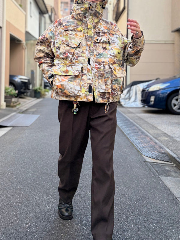 【 South2 West8 】× BEN MILLER　RIVER TREK JACKET - PRINTED COTTON RIPSTOP - / Beige