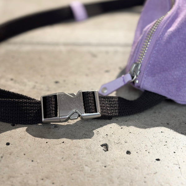 【hobo】WAIST POUCH - PIG SUEDE - / Lavender