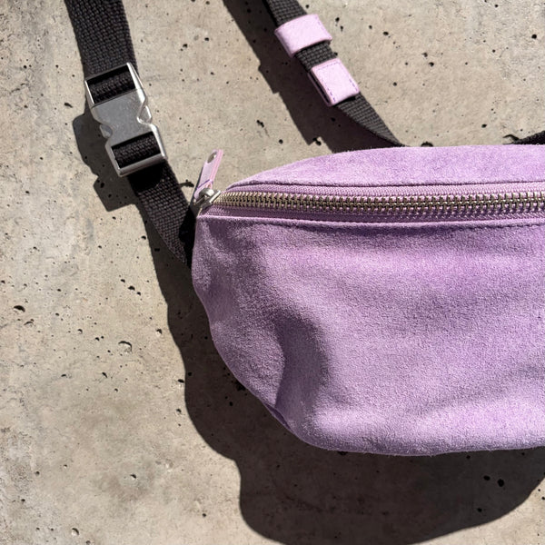 【hobo】WAIST POUCH - PIG SUEDE - / Lavender