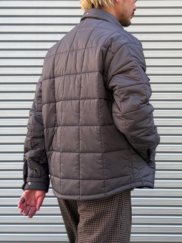 【 UNUSED 】PADDING QUILTED SHIRT / Gray