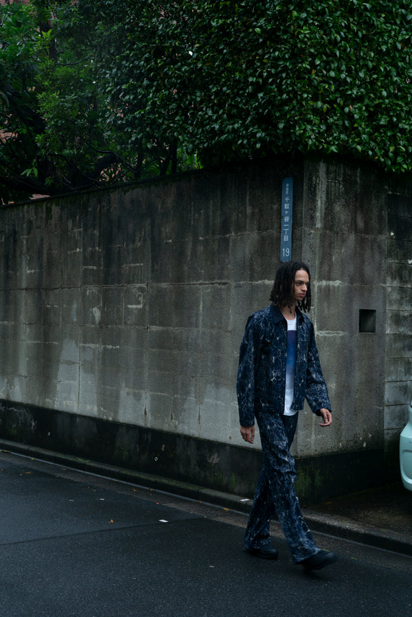 【 BLUE BLUE JAPAN 】インディゴダック チャクバツ ペインターパンツ / Indigo