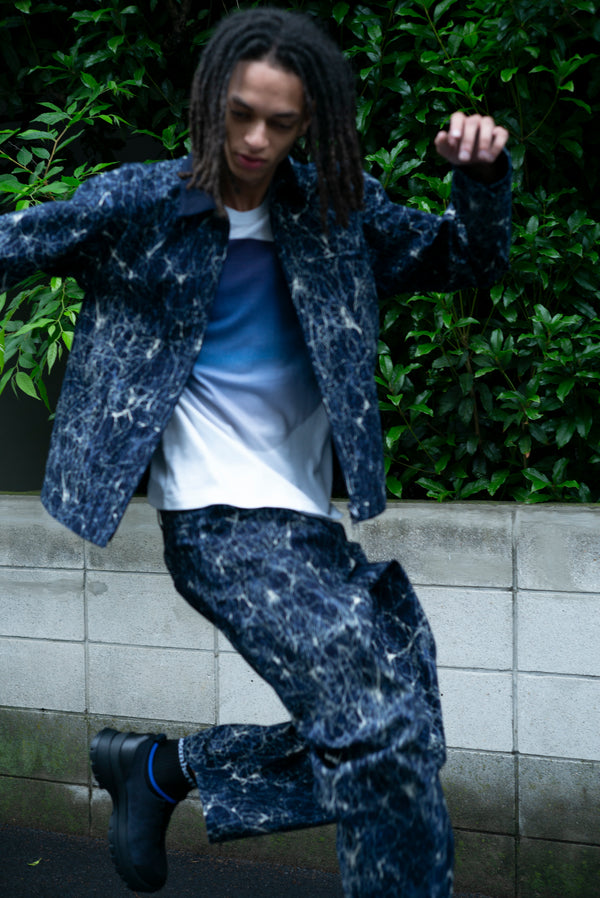 【 BLUE BLUE JAPAN 】インディゴダック チャクバツ ペインターパンツ / Indigo