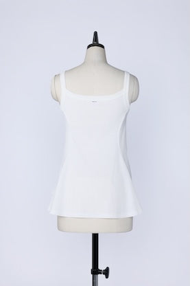 【RURI W. / ルリ】SQUARE NECK TOP 2 / Off-White