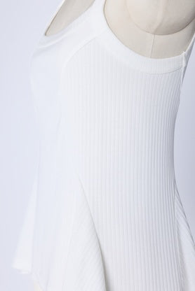 【RURI W. / ルリ】SQUARE NECK TOP 2 / Off-White