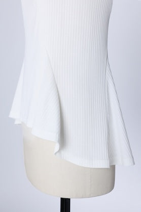 【RURI W. / ルリ】SQUARE NECK TOP 2 / Off-White