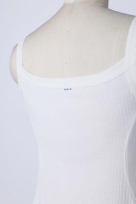 【RURI W. / ルリ】SQUARE NECK TOP 2 / Off-White