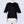 【RURI W. / ルリ】ACROSS-BACK TUCK TEE / Black