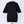 【RURI W. / ルリ】ACROSS-BACK TUCK TEE / Black