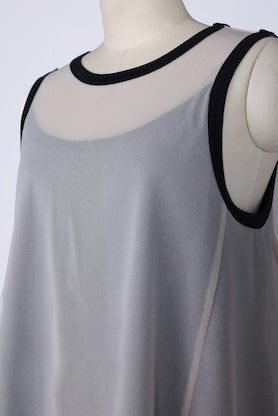 【RURI W. / ルリ】RINGER THEER TANKTOP  / Beige