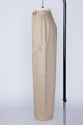 【RURI W. / ルリ】PAINTER CHINO PANTS / Beige