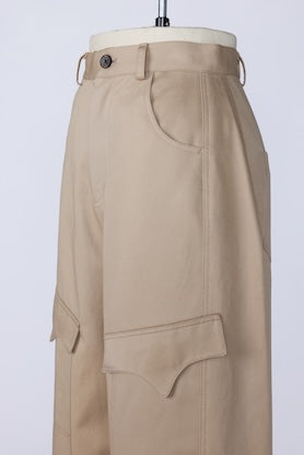 【RURI W. / ルリ】PAINTER CHINO PANTS / Beige
