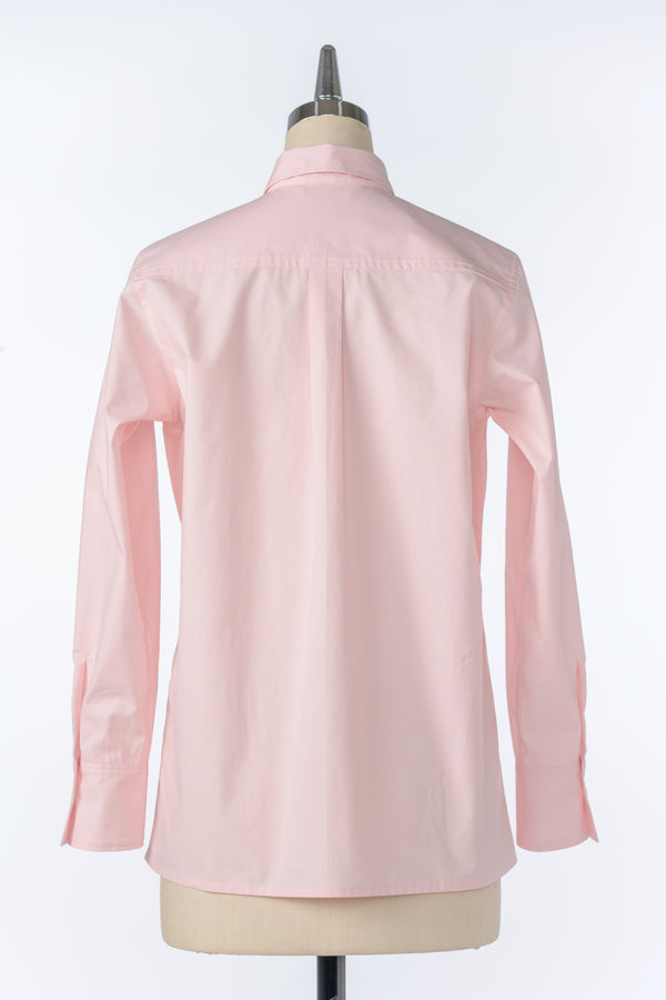 【RURI W. / ルリ】TAB DETAIL SHIRT / Pink