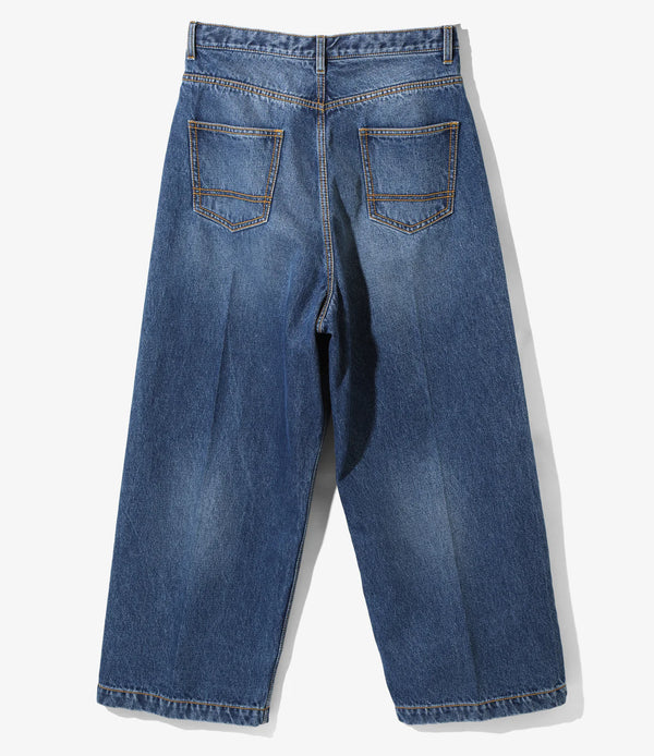 【 RhodolirioN 】90’LOOSE STRAIGHT PANT - DENIM - / Indigo