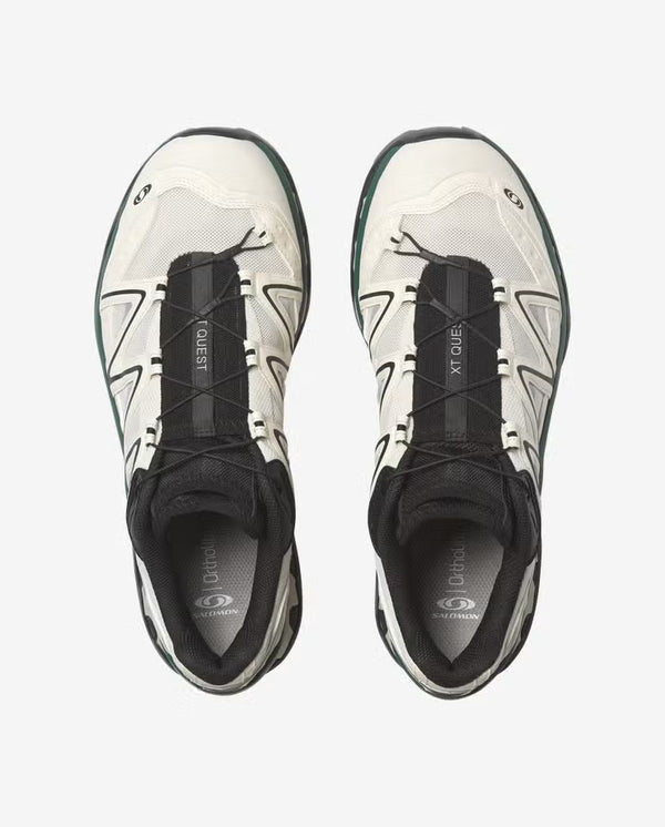 【 SALOMON 】XT-QUEST / Vanilla Ice × Black × Bistro Green