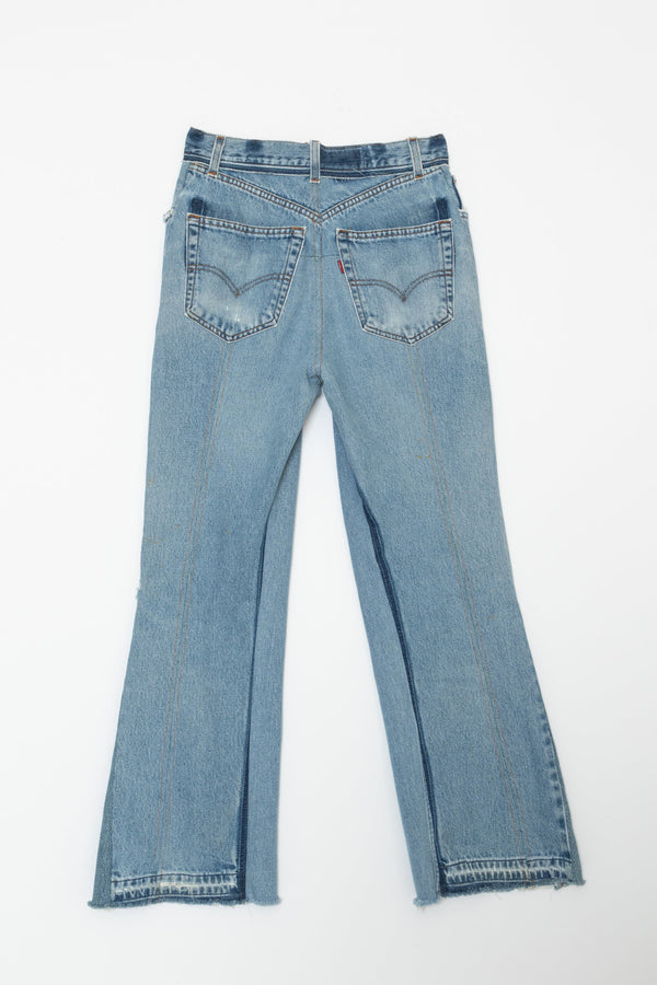 【 RIVER 】LEVIS REMAKE DENIM - LOOSE FIT FLARE - / Blue