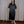 【RURI W. / ルリ】ACROSS-BACK TUCK SATIN DRESS / Black