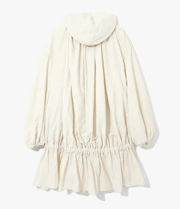 【 RhodolirioN 】HOODED ZIP COAT / Natural