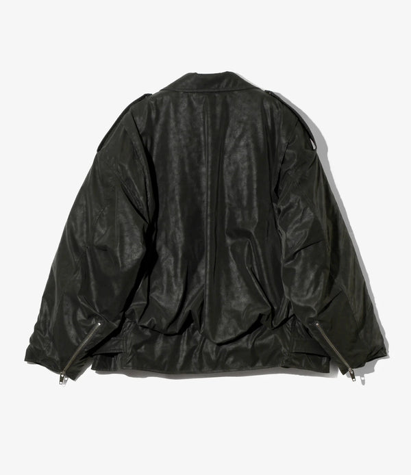【 RhodolirioN 】PADDED DOUBLE RIDERS JACKET / Black