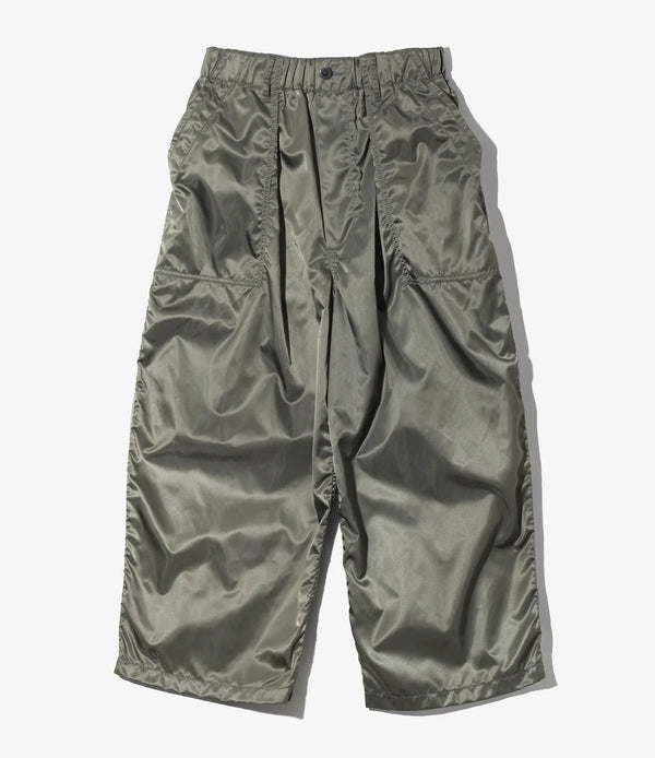 【 RhodolirioN 】WIDE FATIGUE PANT - MILITARY TWILL - / Grey